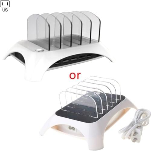 5 Port 2.4A USB Multiple Mobile Device Charging Station Power Dock Multi Device Dropshipping