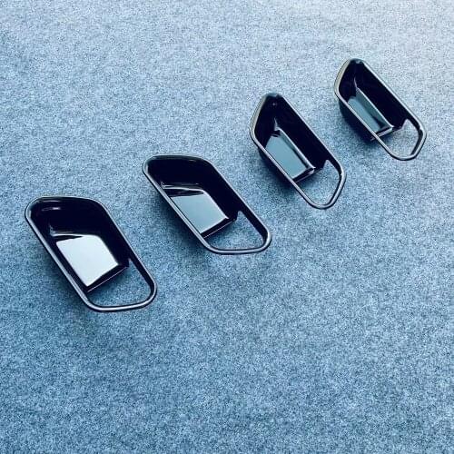 Car Styling For Nissan Note E13 2021 2022 ABS Black Inner Door Handle Bowl Cover Trim Frame Car Styling Protector Sticker