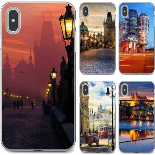 Phone Cover For Xiaomi poco X3 nfc F2 Pro M3 Mi 5X 6X Max Mix 1 2 2S 3 Mi5 Mi6 Mi3 Mi4 Prague-Europe-Prettiest-Bridges-City
