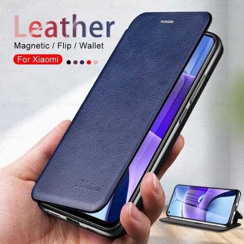 Readmi Note 10 pro case leather magnetic wallet flip card holder protection cover for xiaomi Redmi Note 10 pro 9t phone cover