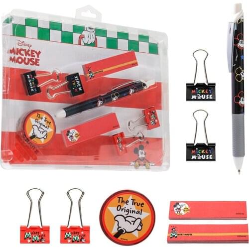 Disney Frozen Student Writing Ballpoint Pen Mechanical Pencil Cartoon Painting School Office School Supplies Stationery Set Gift