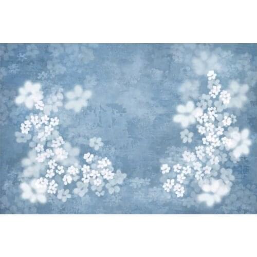 Plants Backdrop Dusty Blue Rose Photography Background Celebration Photo Booth Studio Decor