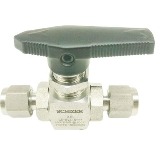 High pressure and high purity gas ball valve 3000Psi