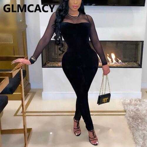 Женские вечерние брючные комбинезоны GLMCACY China At AliExpress