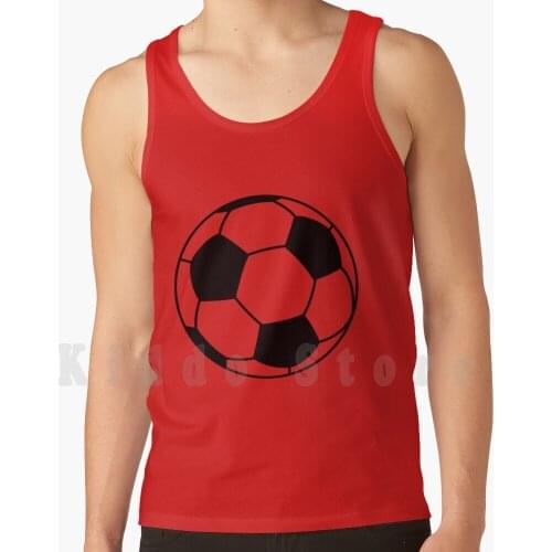 Red Soccer Football Fan Team And Gift Ideas Reds Tank Tops Vest Sleeveless Soccer Football Soccer Soccer Mom Soccer