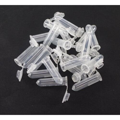 LOT10 2ml Lab PP Scale Centrifuge Tube Round-bottom With Cap EP Tube PCR Tube Sample Specimen