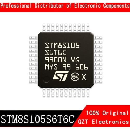 5pcs/lot new original STM8S105S6T6C STM8S105S6T6 STM8S105S6 QFP44 microcontroller MCU In Stock