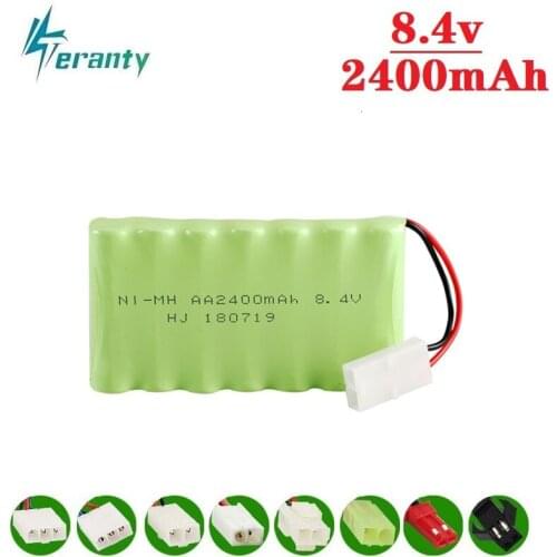 M Model ) 8.4v 2400mah NiMH Battery For Rc toys Car Tanks Trains Robot Boat Gun Ni-MH AA 700mah 8.4v Rechargeable Battery 1Pcs