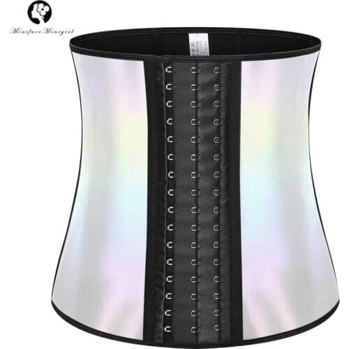 Modeling Strap Slimming Sheath Belly Women New Fashion Gradient Laser Beam Waist Cincher Shapewear Abdominal Belt Fajas Girdles