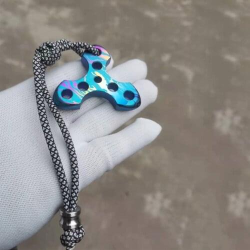 Booking sale！TC4 Pure Titanium EDC Awl Shape MENS Creative Key Pendant