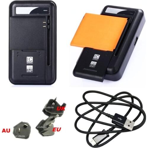 EU/US/AU/UK Desktop Cradle Mobile Phone Battery Charger+USB Data Cable For Samsung Z4,Galaxy J2 Pro (2018)/J2 (2018),Leagoo M7