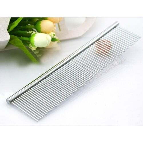 New Arrival 1pcs S Size Asymmetric Solid Pet Gog Cat Hair Trimmer Comb Stainless Steel Cleaning Brush Pet Dog Cat Accessories