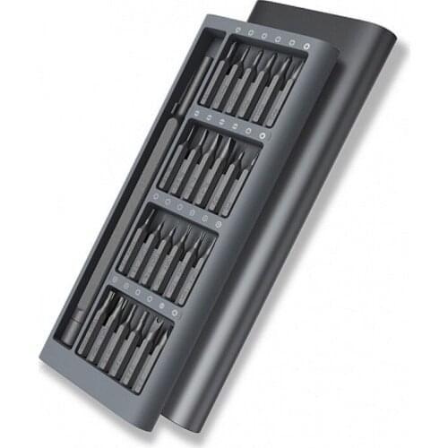 New arrival mini portable 24 in 1 Precision Screw Driver 60HRC Magnetic Bits Kit Tools for repairing mobile