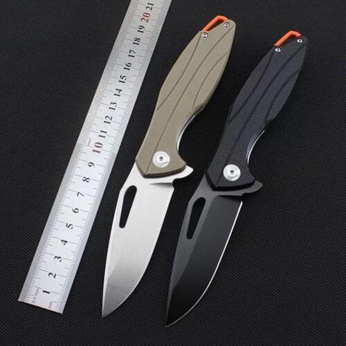 New Non-straight Folding Knife Bearing Ball Knife Multi-purpose for Outdoor Survival Camping Hunting Tactical EDC Pocket