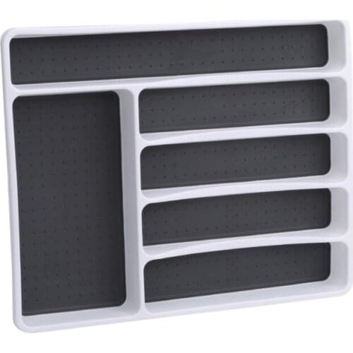 Compartments Cutlery Storage Tray Kitchen Separation Kitchen Drawer Organizer Spoon Knife Fork Tableware Box Home Supply