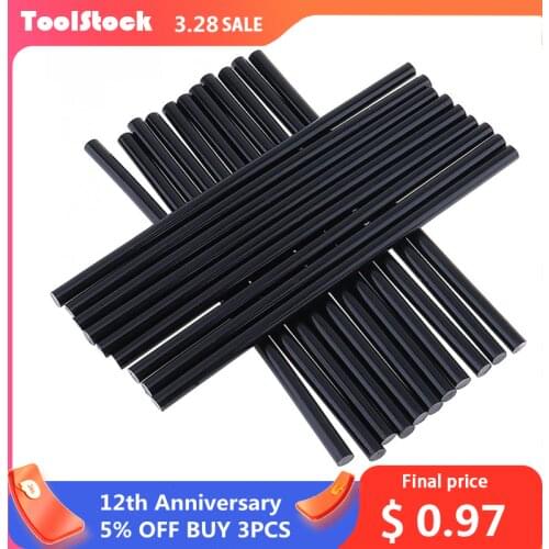 Hot-melt Gun Glue Sticks 20pcs/lot Hot Melt Stick Gun Adhesive DIY Tools for Hot-melt Glue Gun Repair Alloy Accessories 7x190mm