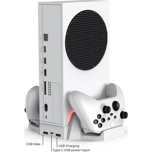 Suitable for XBox series S multi-function cooling base with dual battery handle base charger TYX-0663