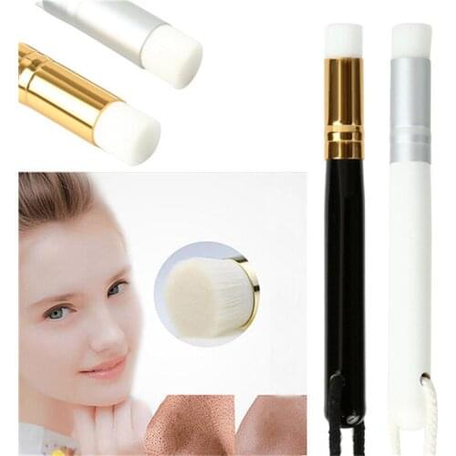 Nylon+Wooden Professional Peel Off Blackhead Nose Cleaning Skin Care Remover Tool Washing Makeup Brush Eyelash Wash Brush