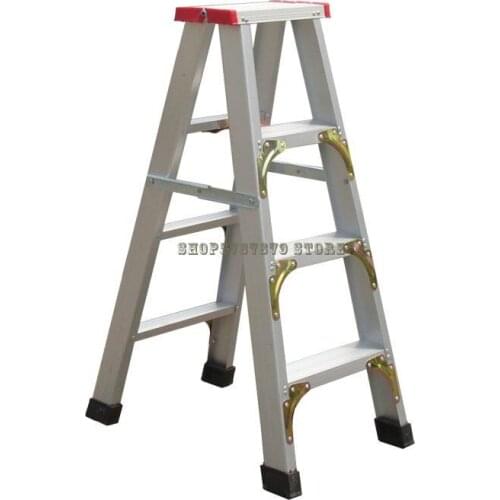Lead Alloy Miter Ladder Household Thickening Simple Ladder Folding Small 5-step Compact Multi-functional Portable Three-step Alu