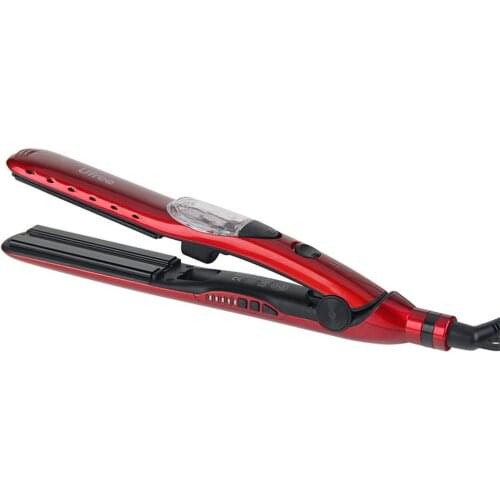 Steam Flat Iron Hair Straightener, Professional Ceramic Tourmaline Flat Iron with Vapor Heat up Fast, 360°Swivel Cord