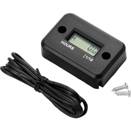 Digital LCD Waterproof Hour Meter Counter for Motorcycle Boat Quad Bike ATV тахометр для лодки тахометр спидометр для мотоцикла
