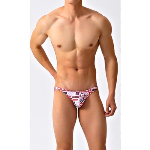 WD295 2021 New sexy mesh swimwear men beach shorts swim briefs bikinis swimming pool low waist man swimsuits small size