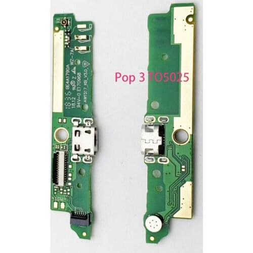 NEWUSB Charging Dock Port Flex Cable Board For Alcatel One Touch Pop 3 5.5 OT5025 5025D 5025 Charger Port Connector Parts Repair