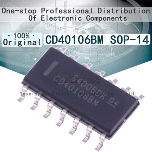 10/Pcs New Original CD40106 CD40106BM SOP-14 Six Schmidt trigger IC chips SOIC-14