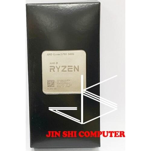 Free Shipping NEW AMD Ryzen 5 Pro 2400G R5 Pro 2400G 3.6 GHz Quad-Core Quad-Thread 65W CPU Processor YD240BC5M4MFB Socket AM4