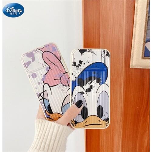 2021 Disney Donald Duck Daisy for iPhone 7 plus xr xs max 11/12pro max 12mini kawayi couple phone case zz0527