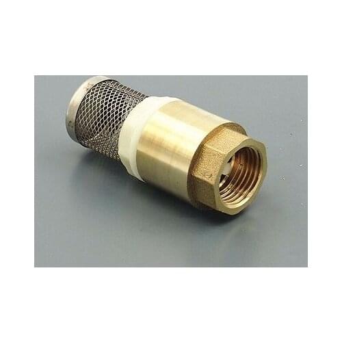 Brass Check Valve with Strainer Filter 3/4" DN20 BSP Female Thread