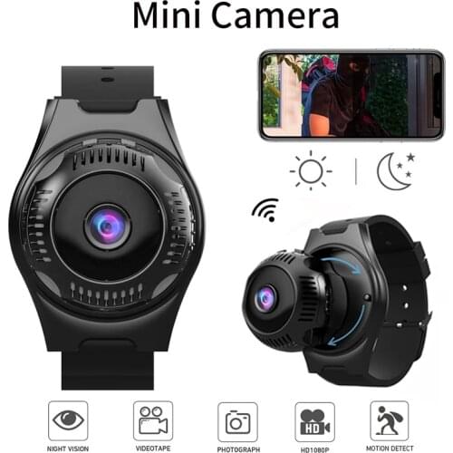 WIFI Mini Camera Sports Magnetic 1080P HD Small Wearable Watch Action Cam Waterproof Portable Mulitifunction Video Recorder DVR