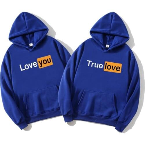 2020 print LOVE YOU love sports mens top hip-hop streetwear mens summer casual womens hoodie size