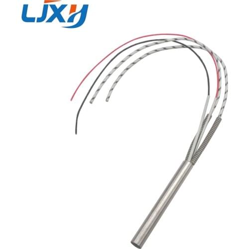 LJXH Heating Element 220V Cartridge Resistors with Type K Thermocouple 200W/250W/320W 304 Stainless Steel 10mm Tube Diameter
