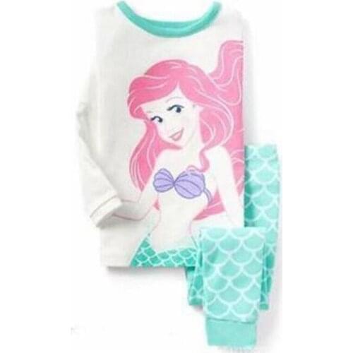 New kids girls pajamas sets Snow White Princess pyjamas kids pijama infantil sleepwear home clothing cartoon Baby pijama 2-7Y