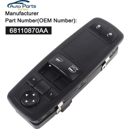 New High Quality Window Master Switch For 2013-2015 Dodge Grand Caravan 68110870AA