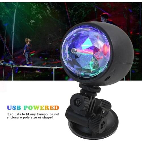 Trampoline Lights USB Powered LED Safe Trampoline Accessories For Family Party, Garden Party, Pool Parties, And Holidays