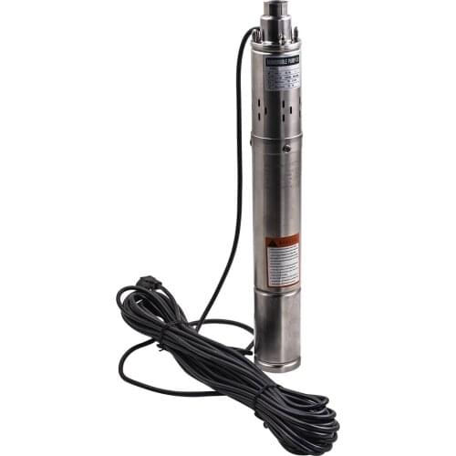 0.37KW 0.5HP Submersible Water Pump For Wells Depth Drilling Pump 2100L / H Submersible Pump 3" 3inch 2100 L/H 230V