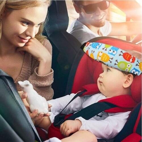 Child Car Safety Seat Headrest Sleep Aid Belt Strap Band Baby Head Fixing Brace
