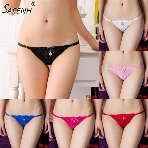 Women Ladies Sexy Thongs G-string V-string Panties Underwear Knickers Lingerie Lingerie 6 Colors