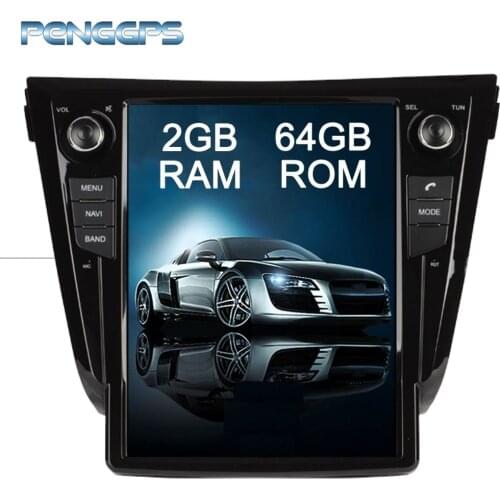 2 Din Tesla Style 12.1" Android 6.0 Car GPS Navigation DVD Player Unit for NISSAN X-TRAIL for Qashqai 2013-2018 Seat Heating FM