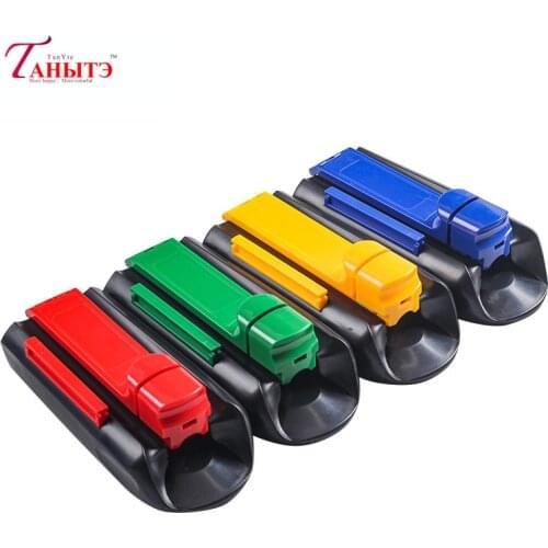 Manual Plastic Tobacco Roller Cigarette Maker Cigarette Rolling Machine Paper Cutting Tobacco for Men Smoking Accessories