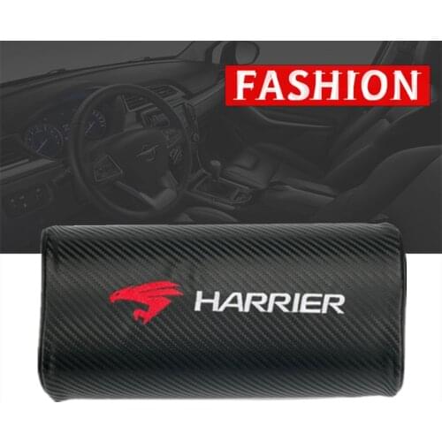 Car neck pillows both side pu leather single headrest case for Toyota Harrier Corolla 2008 Avensis Rav4 Auris Yaris