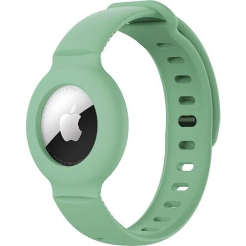 Bracelet for AirTag Anti-Lost Silicone Case Protective Cover Design for Apple Airtag tracking locator Wristband
