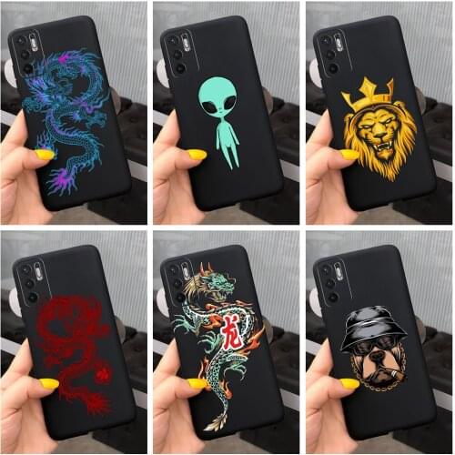 For Xiaomi Redmi Note 10 5G Case Unique Dragon Painted Cover Soft Slim Fundas For Xiaomi Redmi Note10 Note 10 Pro 5G Phone Cases