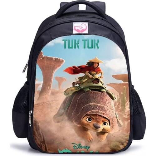 Kid Raya The Last Dragon Backpacks For Teenagers 13/16inch Primary School Bags For Children Girls Boys Birthday Gifts Mochilas