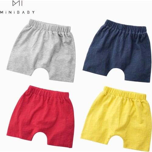 Summer 2021 baby bloomers newborn baby clothes cotton Children Shorts 6 colors Haren pants for toddler boy pants Infant Diaper