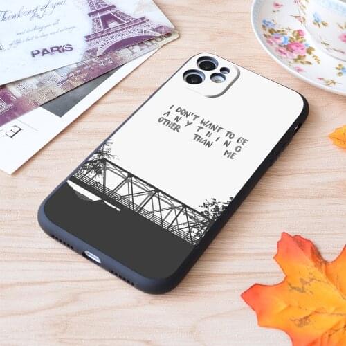 I Dont Want To Be One Tree Hill Print Soft Silicone Matt Case For Apple iPhone Case