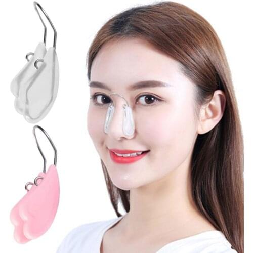 Soft Silicone Nose Clip Corrector Nose Shaper Lifting Clip Bridge Shaping Corrector Nose Up Slimming Massager Beauty Tools 1pcs