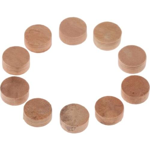 New 10Pcs Water Key Water Key Spit Valve Cork Pad For Trumpet Trombone Repair Accessories Diameter 9Mm Thickness 4Mm
